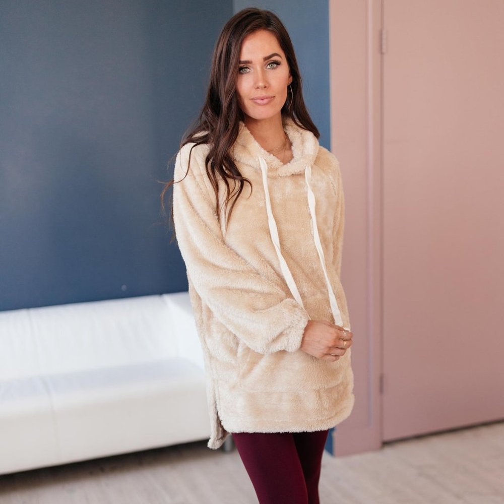 Cozy Furry Hoodie NWT